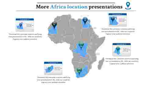 map presentation powerpoint-africa-maps-4-blue-style 1